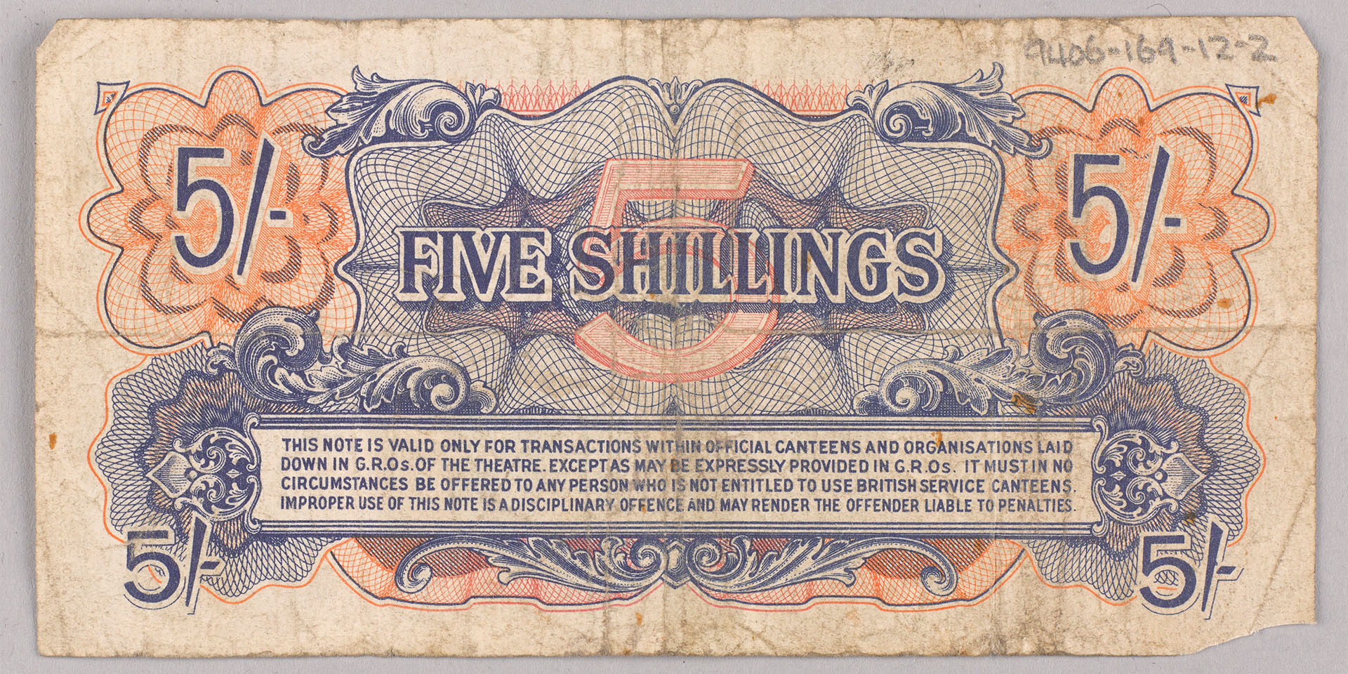 British Armed Forces vouchers, c1948