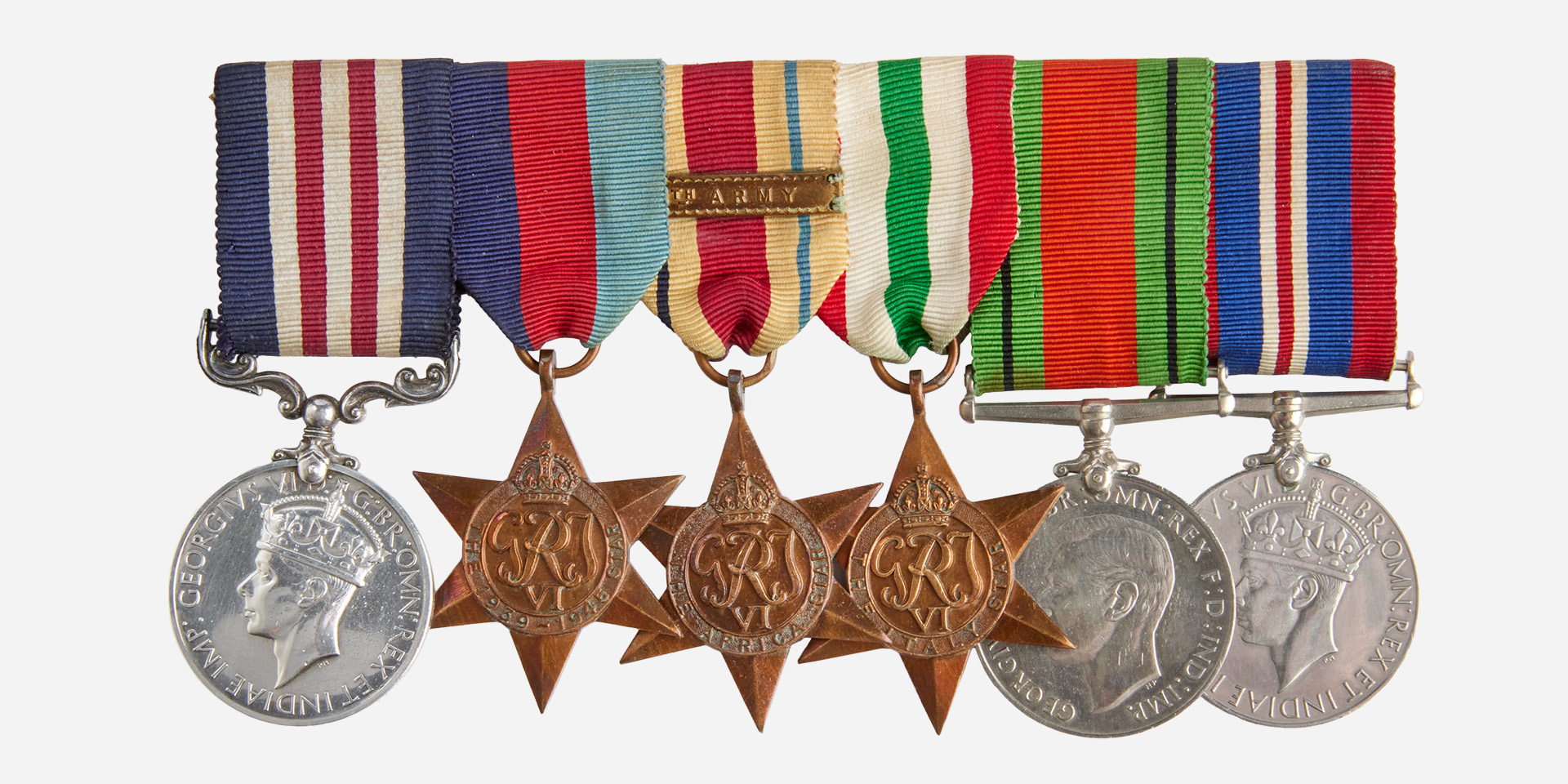 Medal group of Sergeant Raymond Geary, 1945