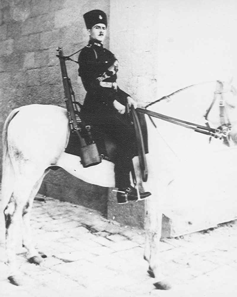 Palestine Police mounted branch, 1945