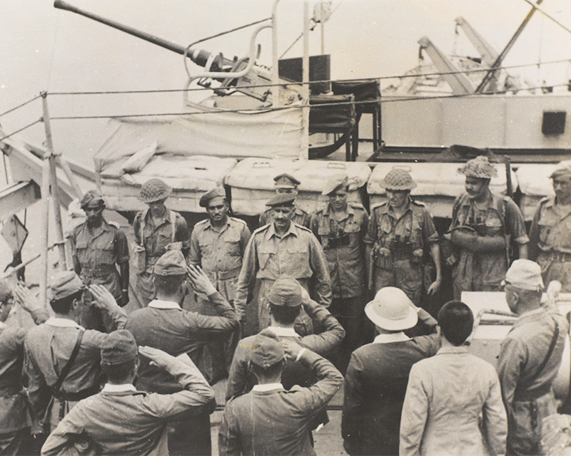 ‘British Forces Land on the Nicobar Islands’, October 1945