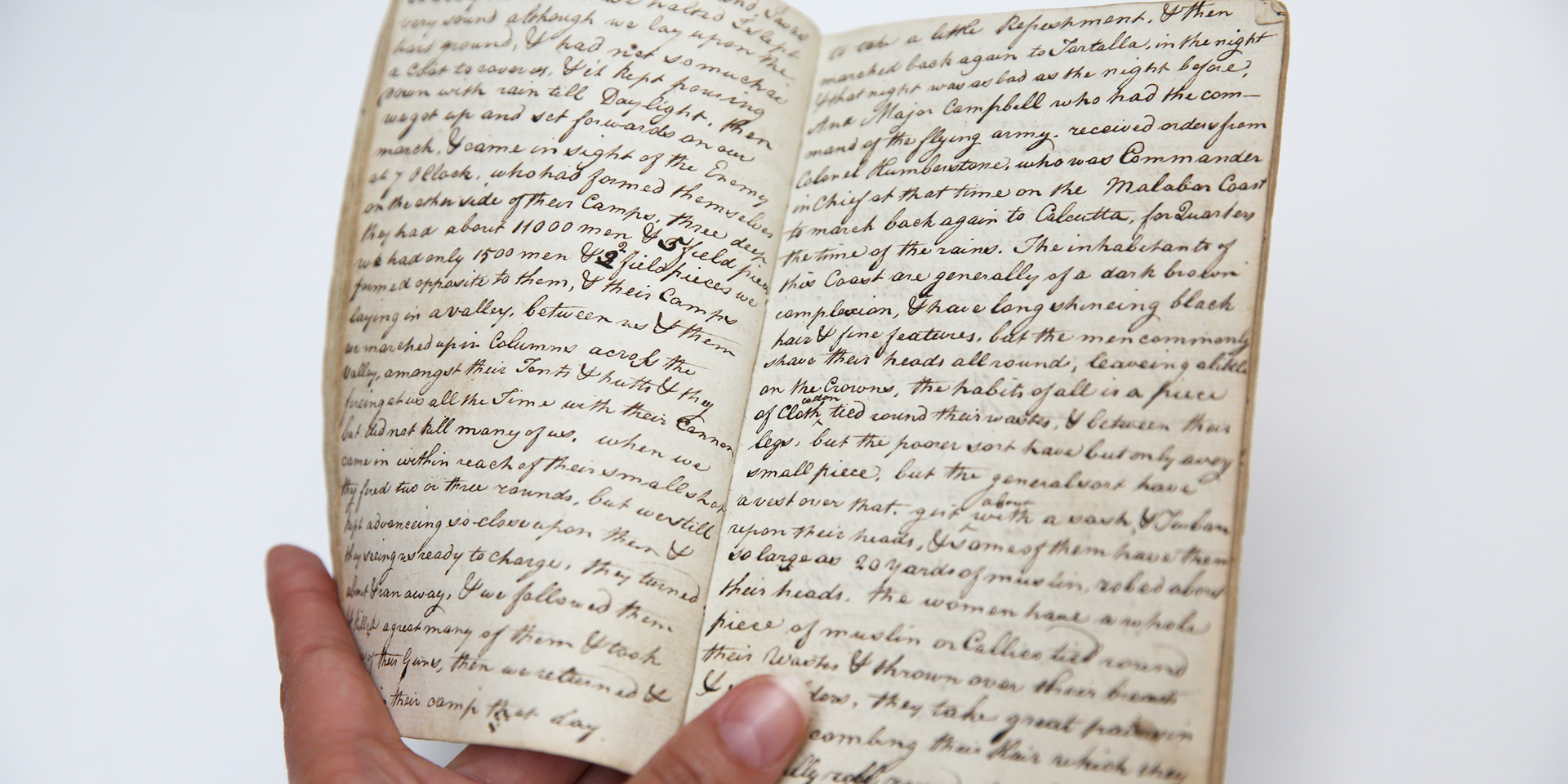 Journal of an unknown soldier of the 100th Regiment of Foot, c1786