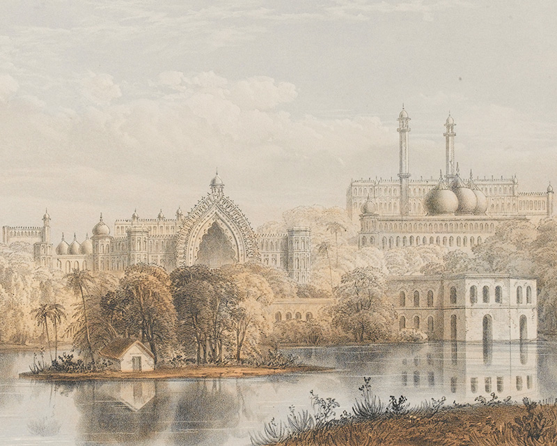 'View of the Great Iman Barra and the Roome Durwaza', Lucknow