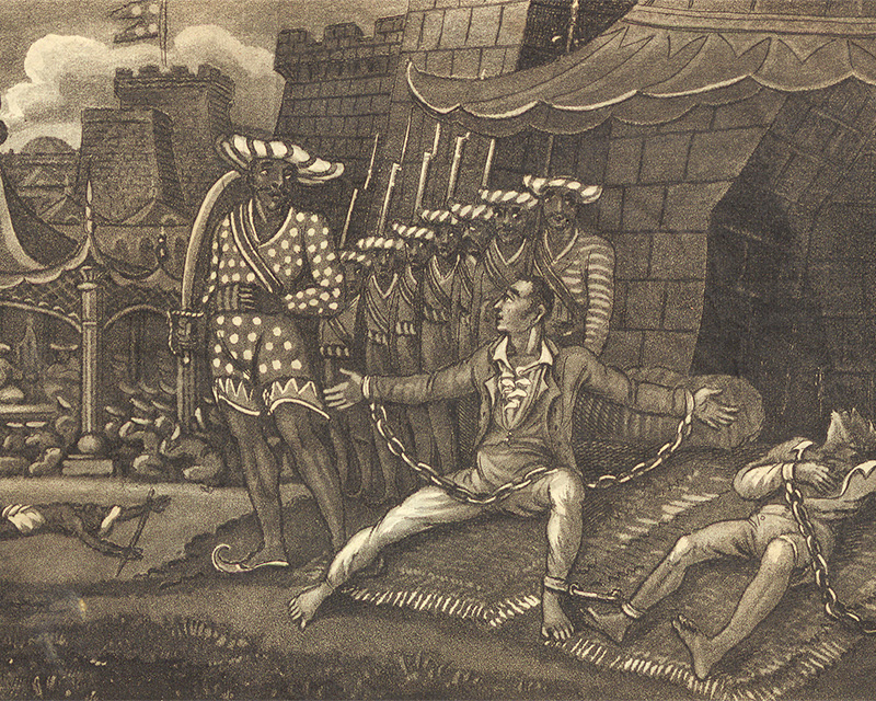 'Inhuman Treatment of Captain Donald Campbell in India', 1780
