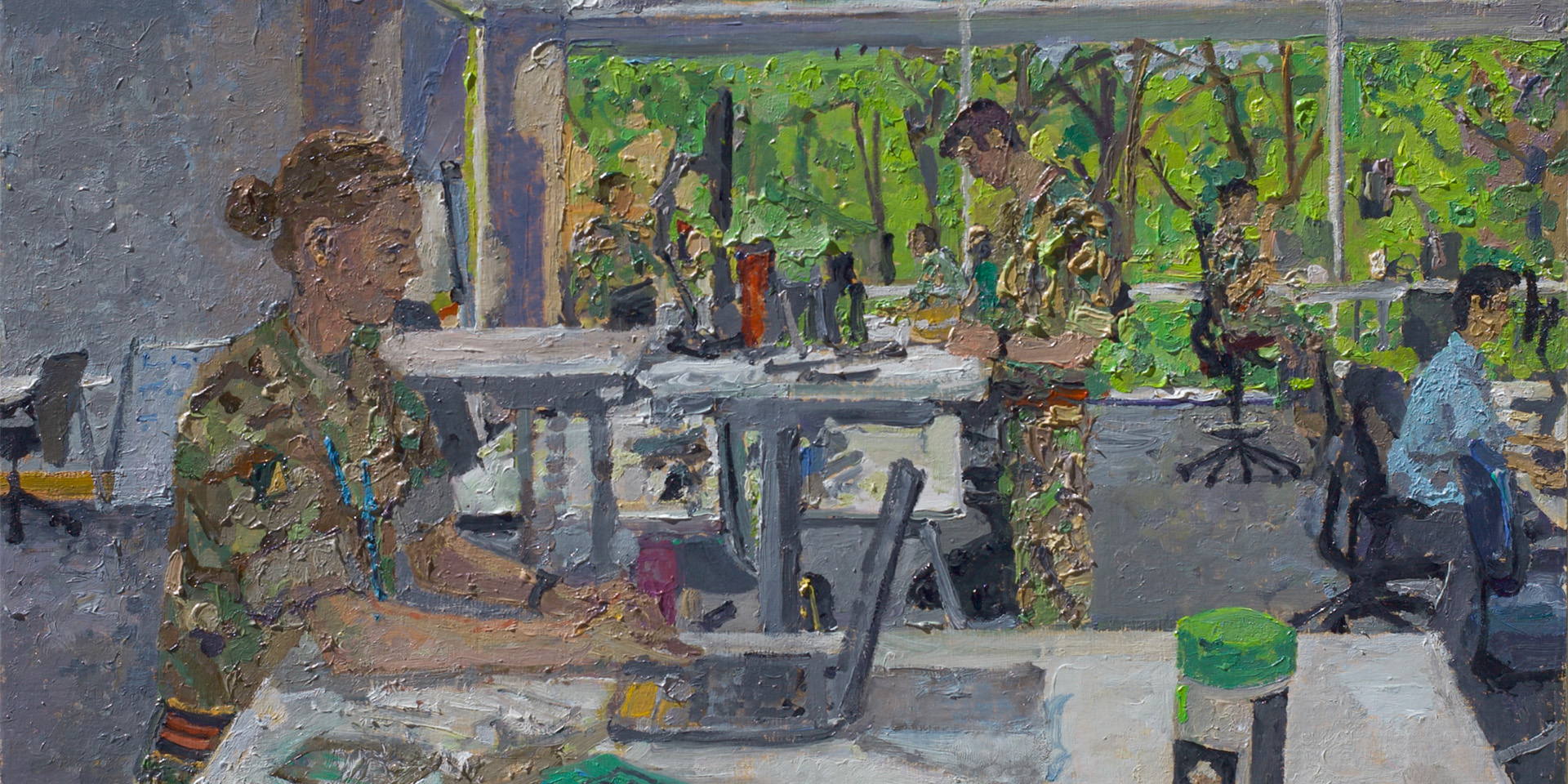 Army PPE office, Skipton House, June 2020