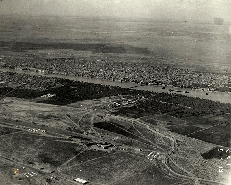 Baghdad from the air, 1918
