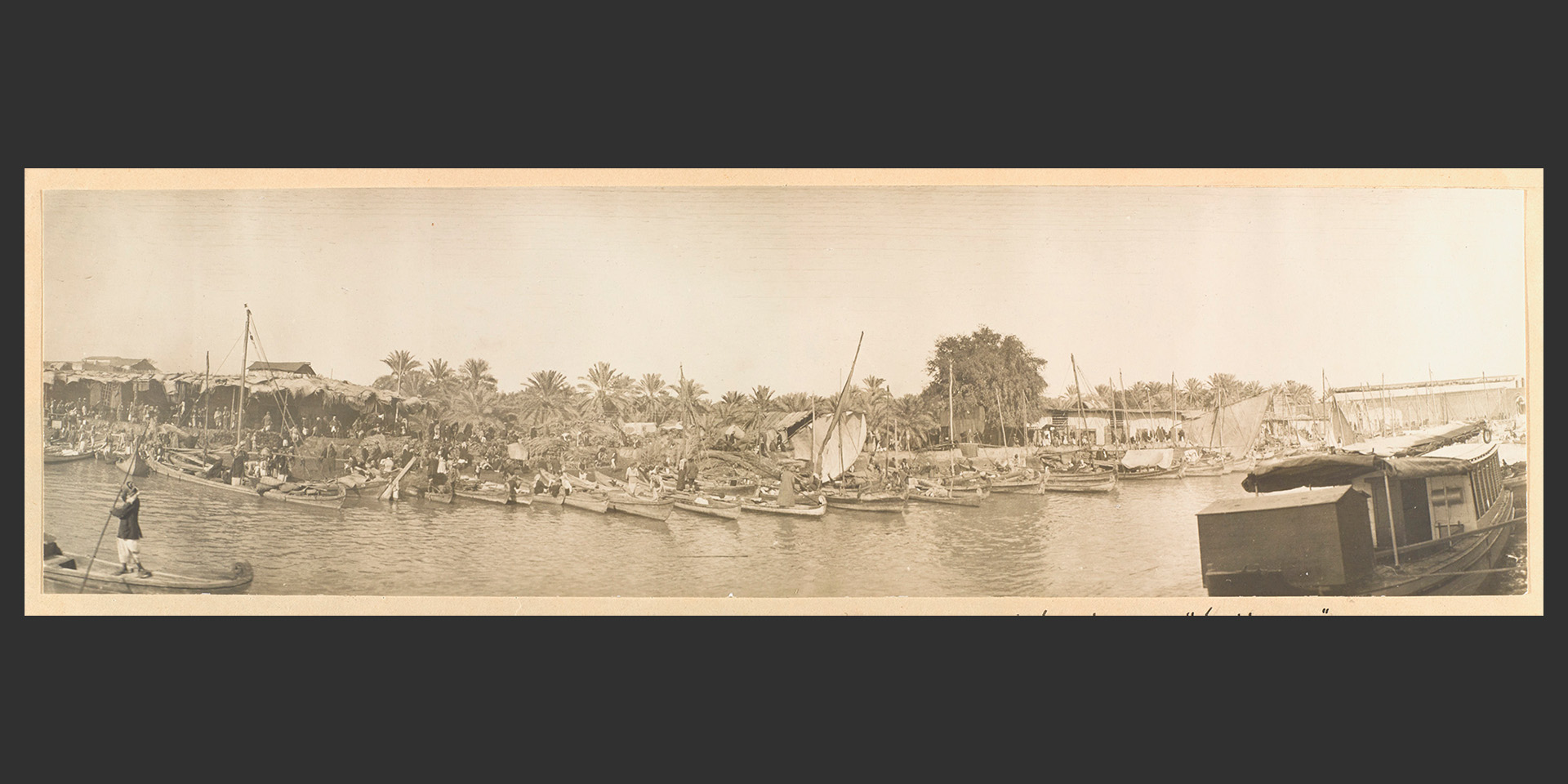 Ashar Creek, Basra (from dockyard), c1916 