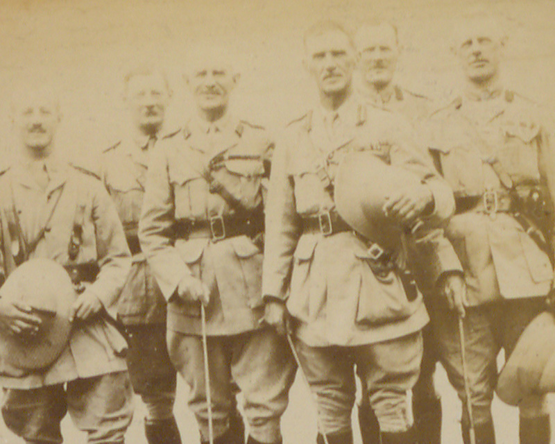 Major General Charles Melliss VC and staff in Mesopotamia, 1915