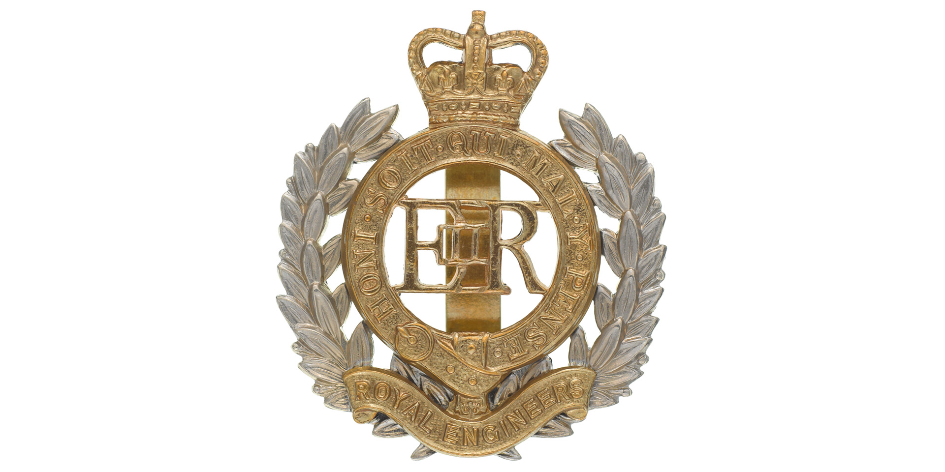 Cap badge, Royal Engineers, c1940