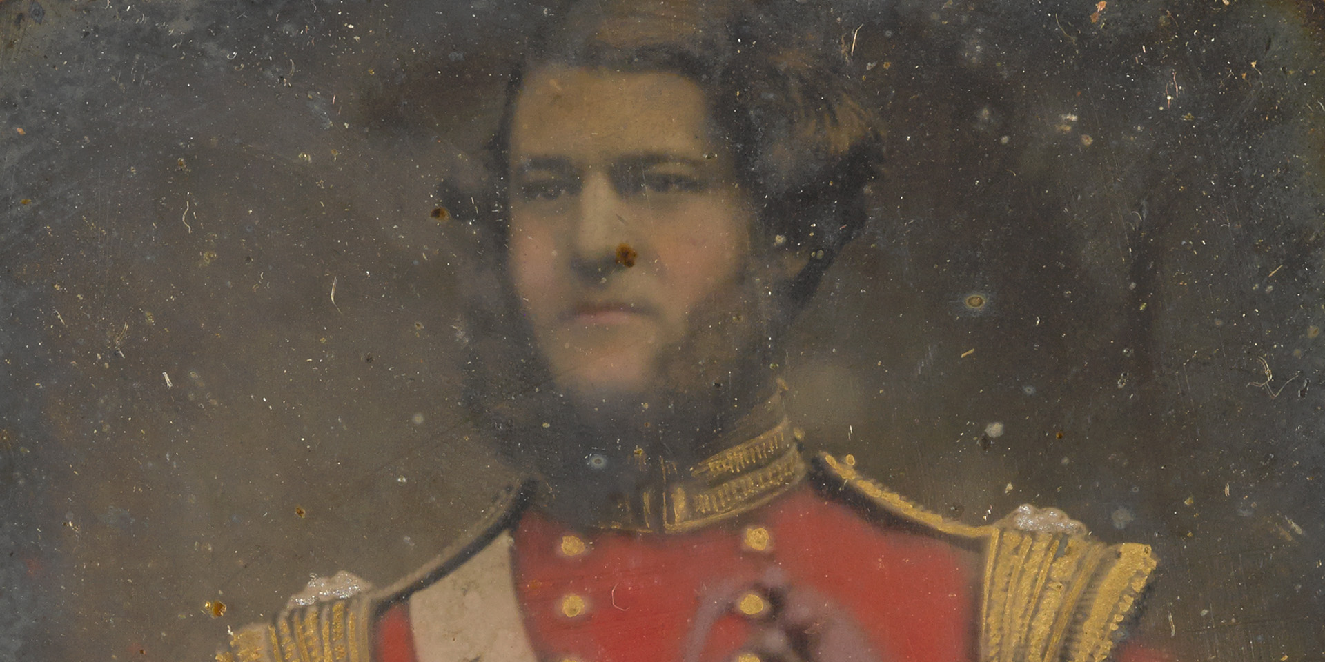 Coloured daguerreotype of Captain John Nicholson, c1855