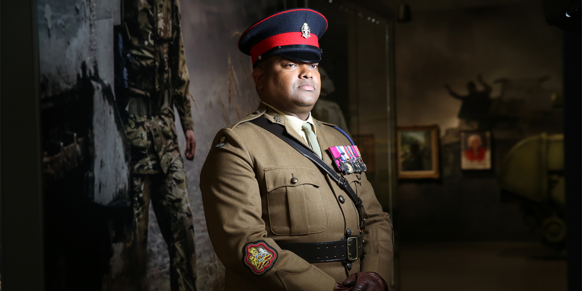 WO1 Johnson Beharry VC at the National Army Museum, 2026