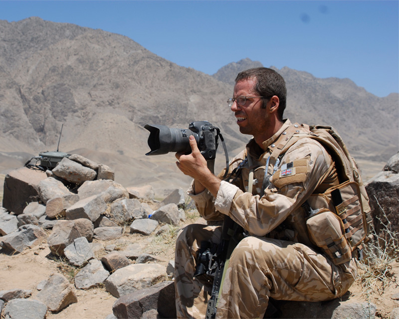 An Army photographer in Afghanistan, c2008