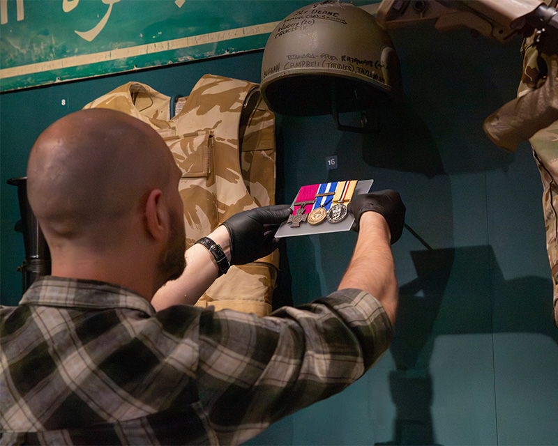 Installation of Beharry's medals, 2026