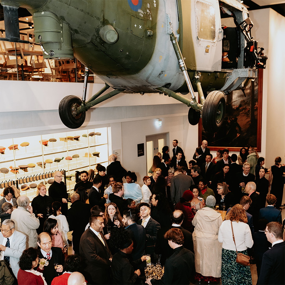 Drinks reception in the Atrium