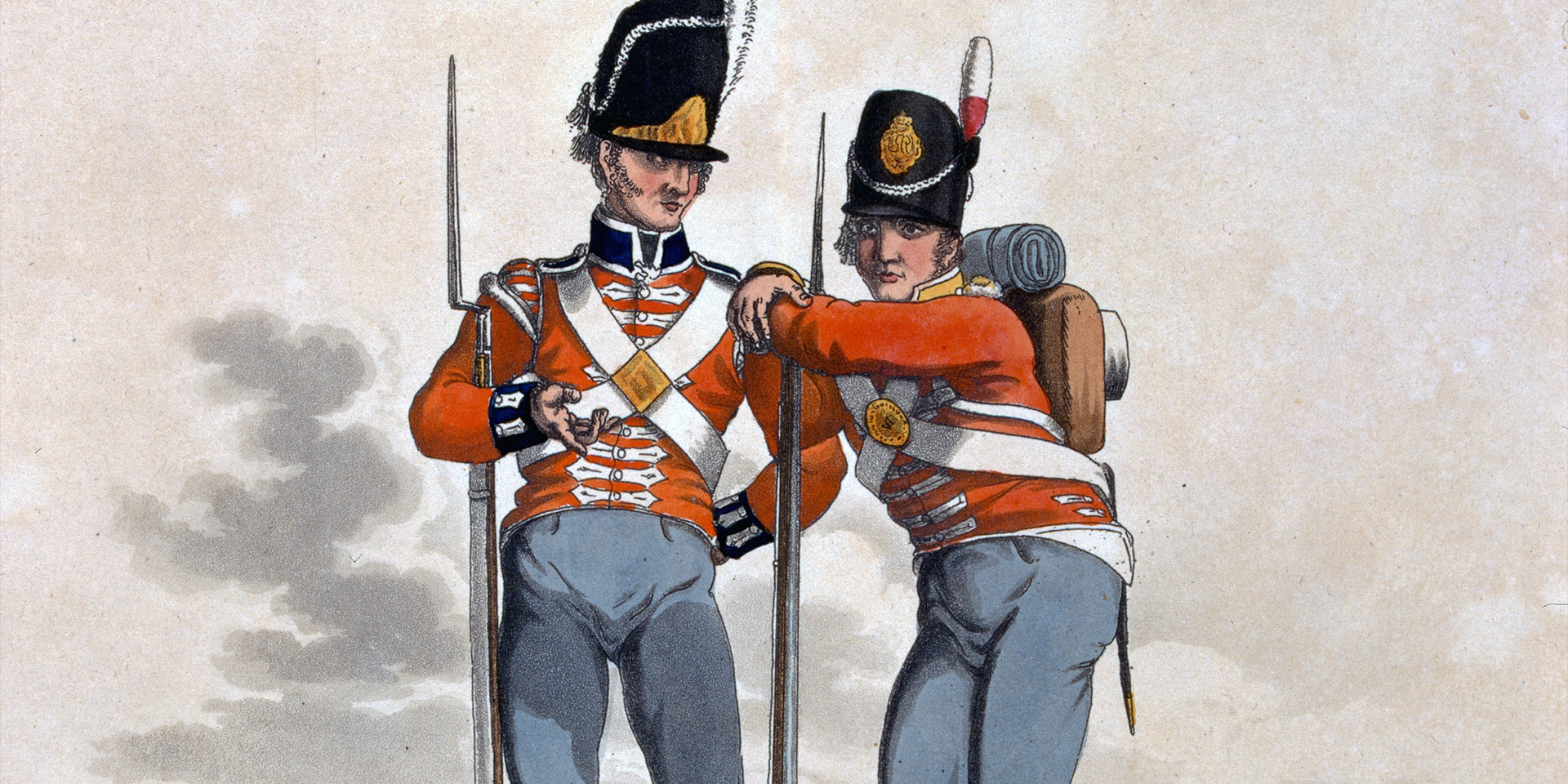 Battalion Infantry 6th Regiment and 23rd or Royal Welsh Fusiliers, 1812