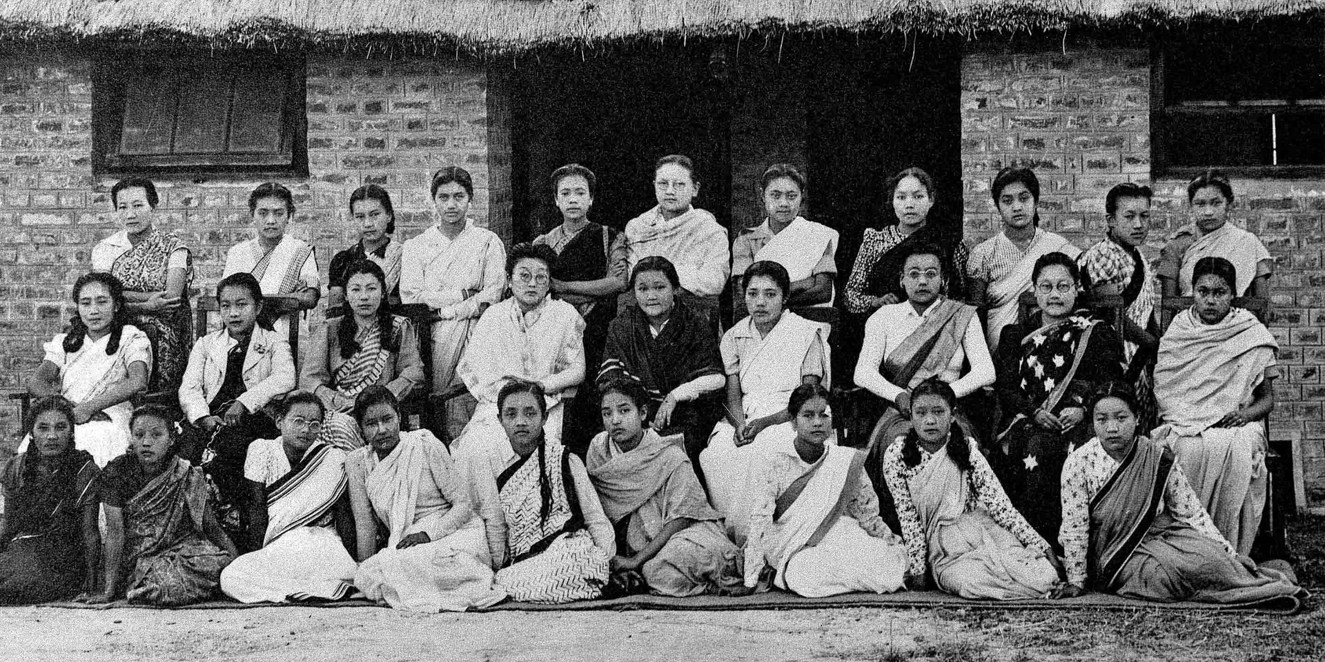 The Quetta Platoon, Women’s Auxiliary Corps (India), in civilian dress, 1942