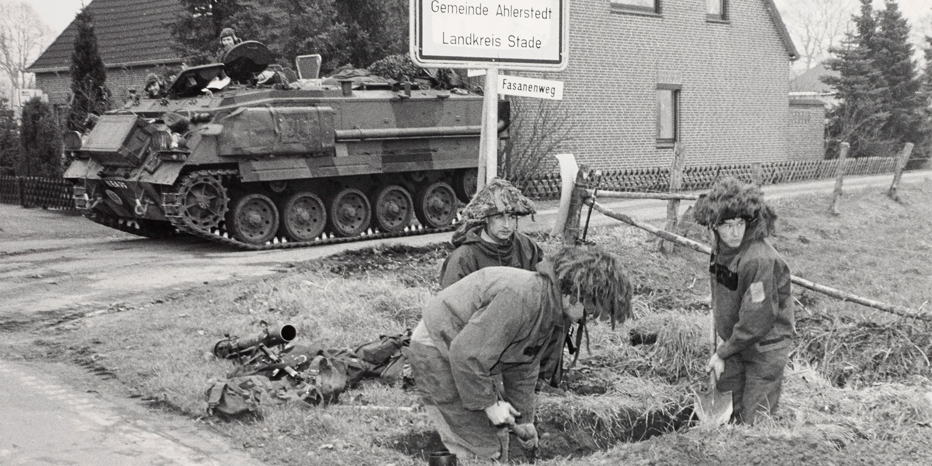 British troops taking part in Nato's Exercise Lionheart in Germany, 1984