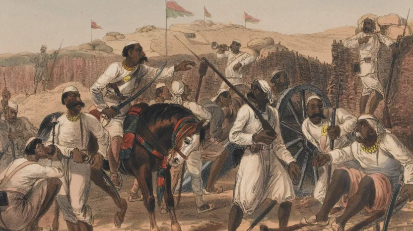 Rebel sepoys, 1857