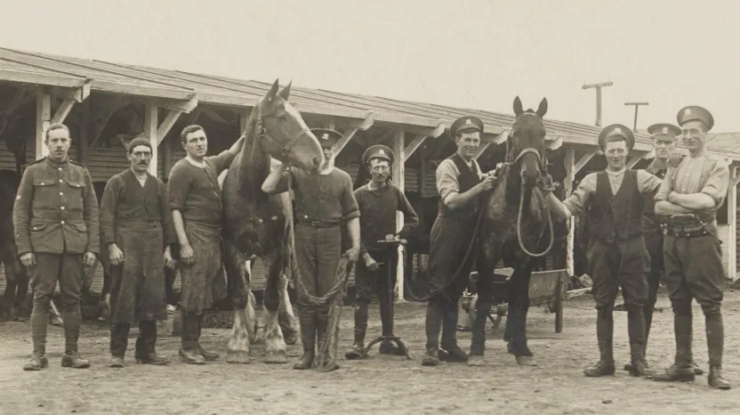 Stables of The Buffs, 1914