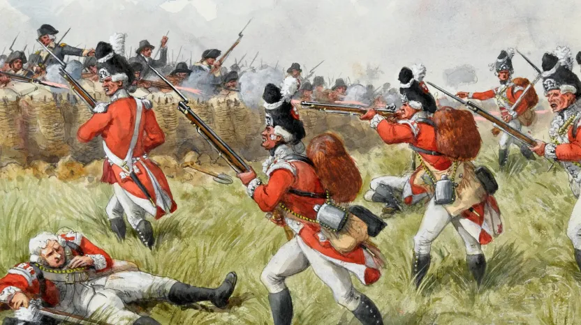 The Battle of Bunker Hill, 1775