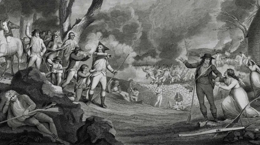 The Battle of Lexington, 19 April 1775