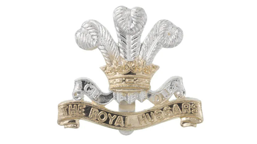 Other ranks cap badge, Royal Hussars (Prince of Wales’s Own), c1991