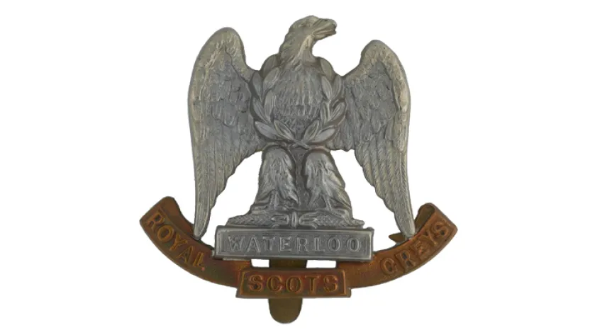 Cap badge, other ranks’, The Royal Scots Greys (2nd Dragoons), c1902 
