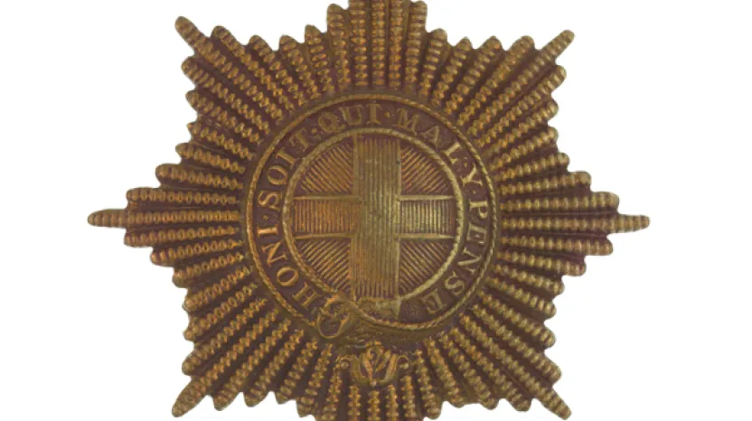 Other rank’s cap badge, Coldstream Guards, c1910