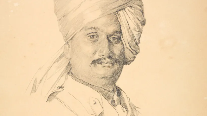 ‘Amar Singh - fait a Orléans’, 16 October 1914
