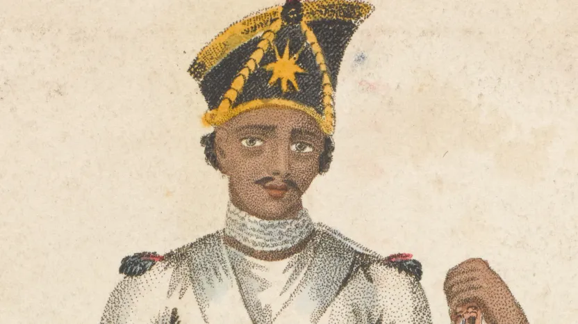 A sepoy of the Bengal Army, 1815