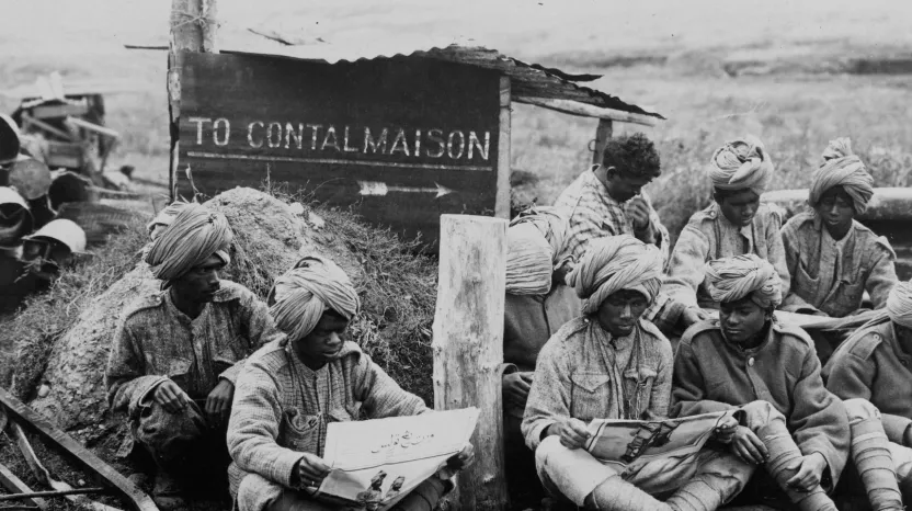 Commonwealth soldiers on the Western Front
