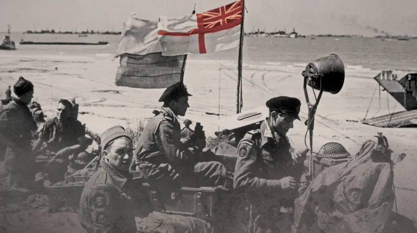 Detail from the cover of the book 'Second Front'