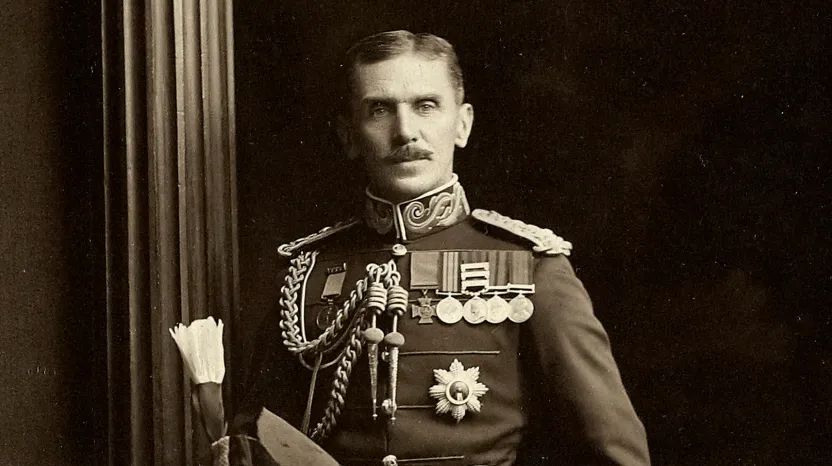Photograph portrait of Colonel Charles Melliss VC, c1910