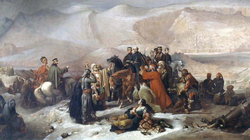 The Capitulation of Kars, a painting Thomas Jones Barker