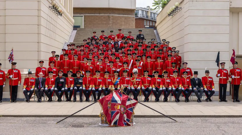 Group photograph of the London Guards