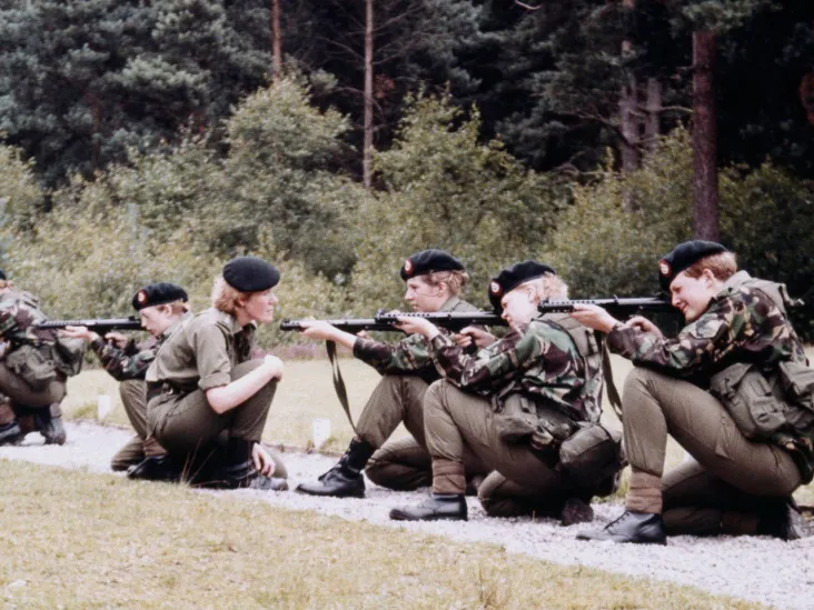 Skill at arms, WRAC Centre, Guildford, c1986