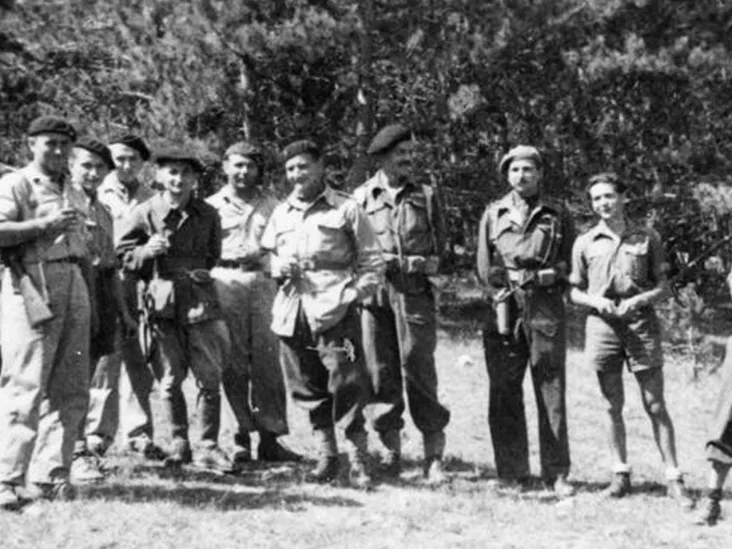 SOE agents with a Maquis group, Hautes-Alpe, August 1944