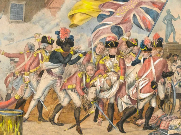 Death of Major Peirson, 1781