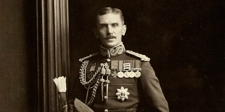 Photograph portrait of Colonel Charles Melliss VC, c1910
