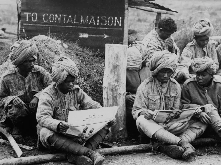 Commonwealth soldiers on the Western Front