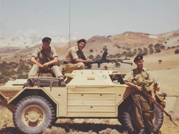 Armoured car in Cyprus, 1950s