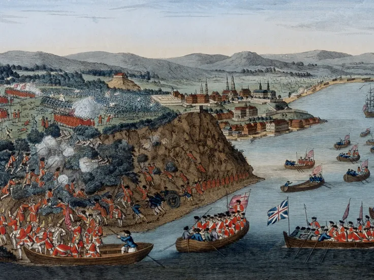 The landing at Quebec, 1759