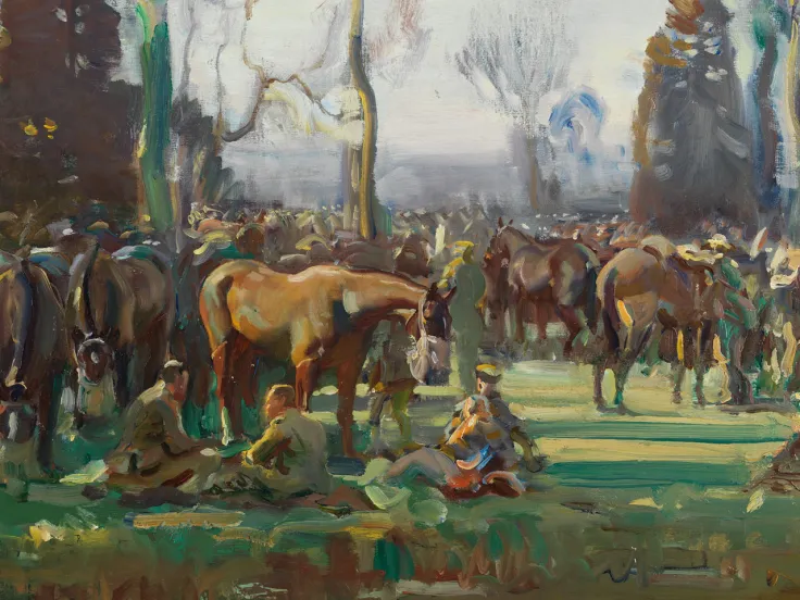 Collection of Sir Alfred Munnings' paintings returns to England for first time since 1919