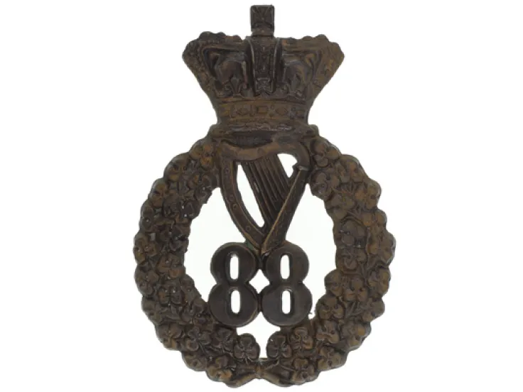 Glengarry badge, 88th Regiment of Foot (Connaught Rangers), c1873