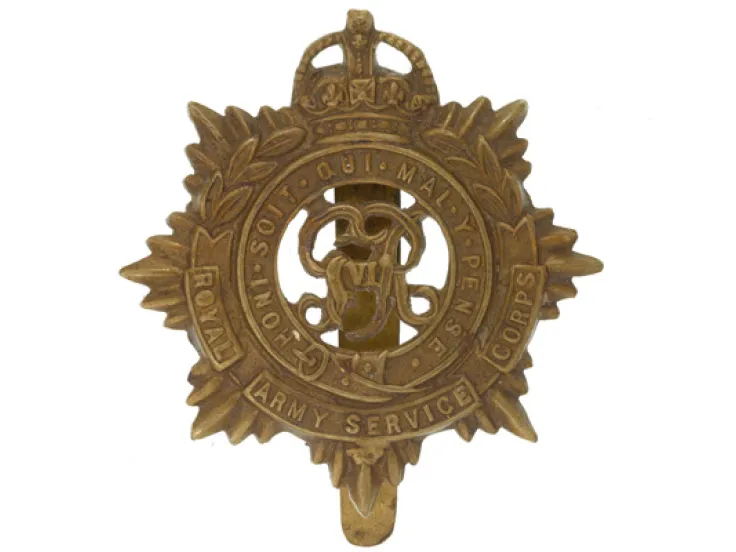 Cap Badge, Royal Army Service Corps, c1940