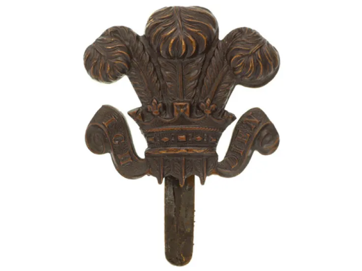 Cap badge, The Royal Regiment of Wales (24th/41st Foot), c1969