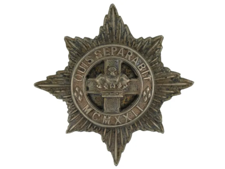 Badge, 4th/7th Royal Dragoon Guards, c1968