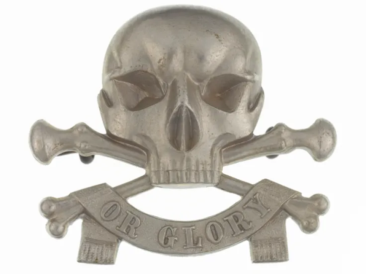 Cap badge, 17th (Duke of Cambridge's Own) Lancers, c1900