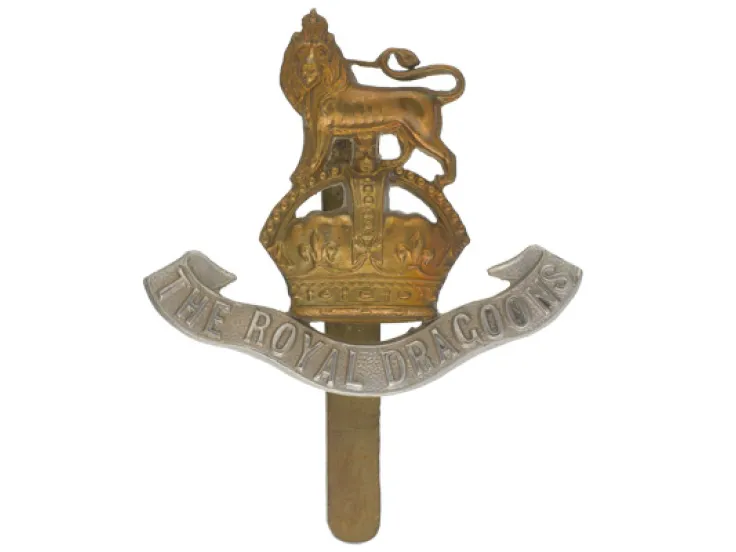 Other ranks’ cap badge, 1st The Royal Dragoons, c1935