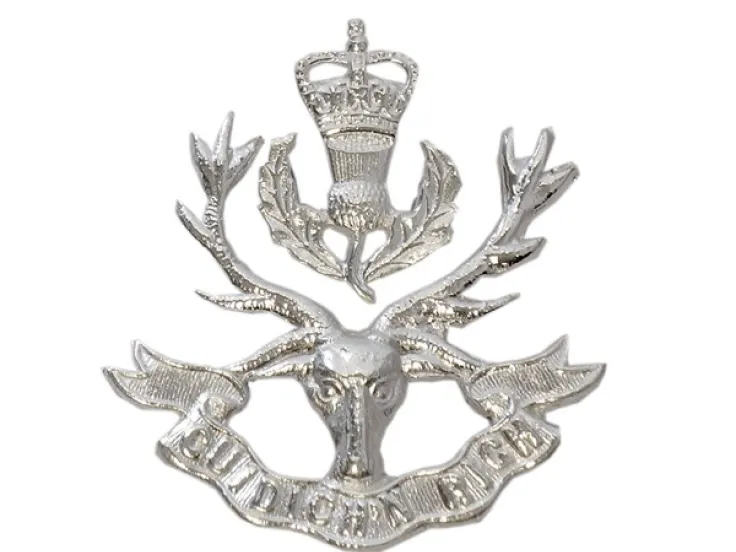 Cap badge, The Queen’s Own Highlanders (Seaforth and Camerons), c1961