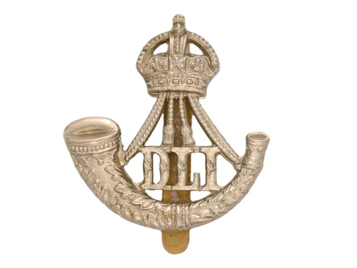Other ranks' cap badge, The Durham Light Infantry, c1914